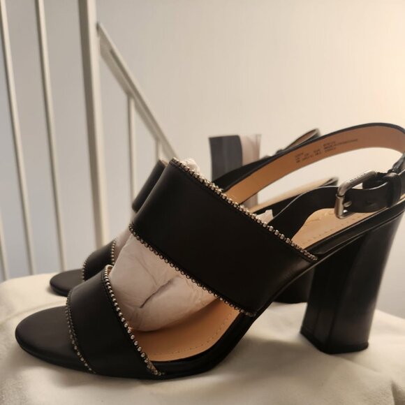 Coach Black Heels - Picture 1 of 9